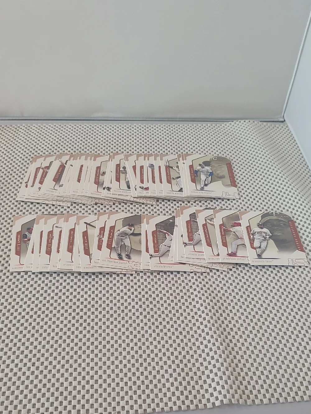 50 Baseball Trading Cards 2002 Selling as a set As shown Smoke/pet free